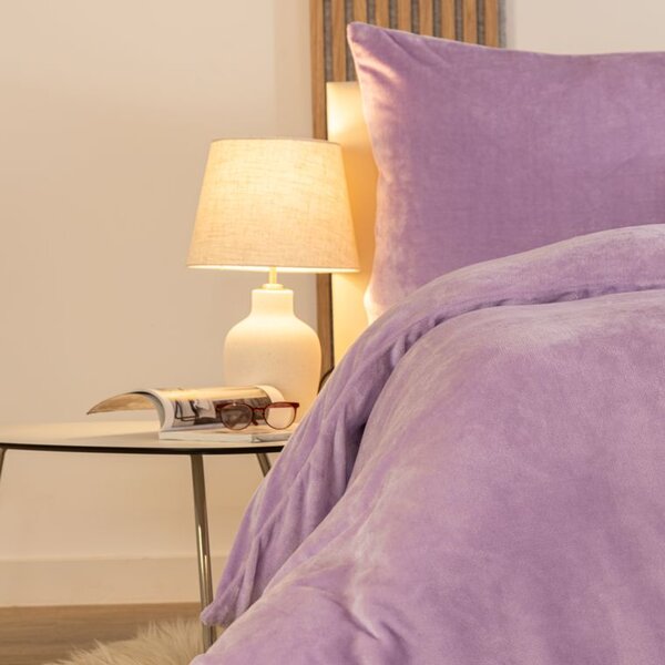 Lenjerie de pat din micropluş violet