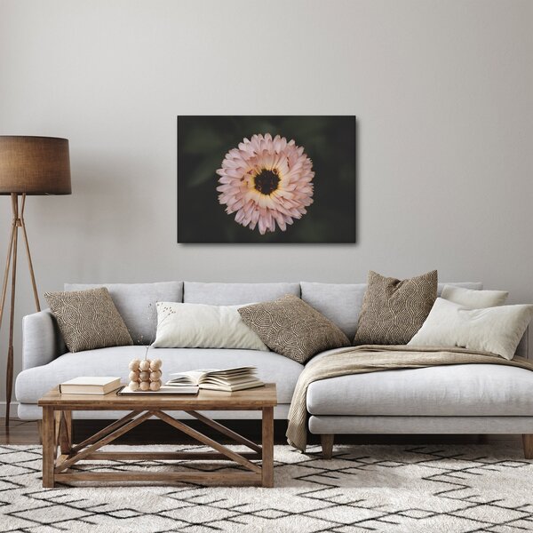 Tablou cu floare portocalie (70x50 cm)