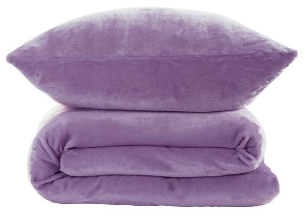 Lenjerie de pat din micropluş violet