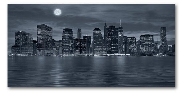 Imagine de sticlă New York, pe timp de noapte