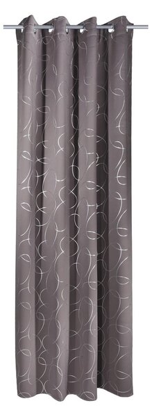 Draperie gri închis 135x245 cm Circles – Sehlbach