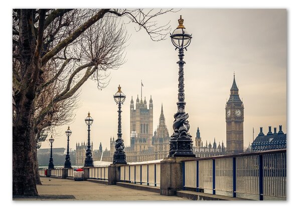 Tablou sticlă Londra toamna