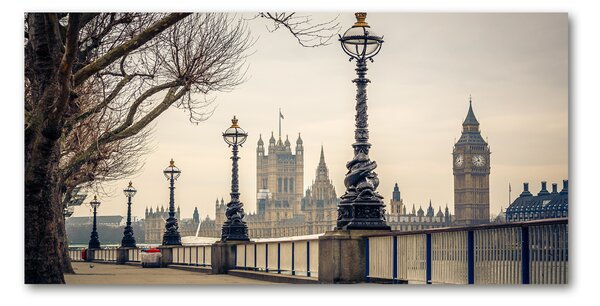 Tablou sticlă Londra toamna