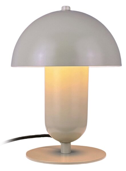 Dyberg Larsen Lampa de masă „Movie”, gri, metal, E27, Gri, Camera de zi / sufragerie, Metal, Design