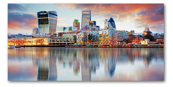 Tablou pe pe sticlă Londra panorama