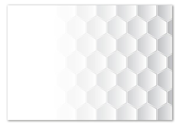 Tablou Printat Pe Sticlă fundal hexagoane