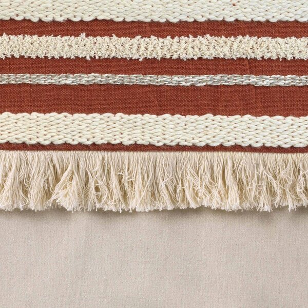 Draperie cărămizie-în culoare naturală din bumbac 140x240 cm Atlas – douceur d'intérieur