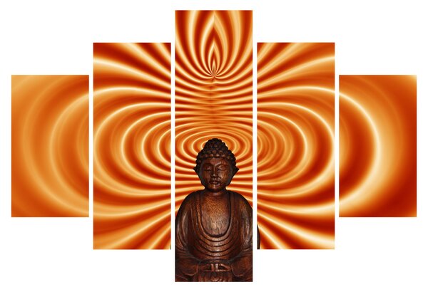 Tablou cu statuie mică (150x105 cm)