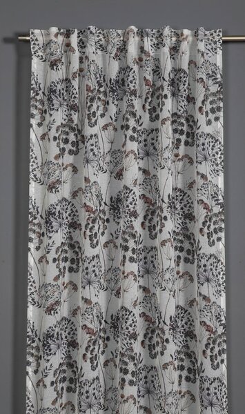 Draperie mov-gri 135x245 cm Birds and Roses – Sehlbach