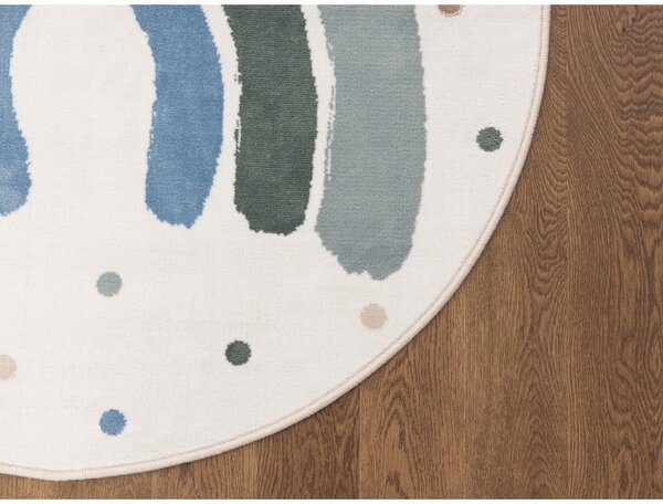 Covor pentru copii verde-fildeș ø100 cm Joyful Mint – FD