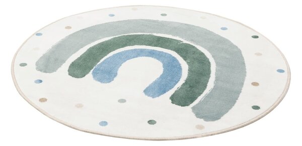 Covor pentru copii verde-fildeș ø100 cm Joyful Mint – FD