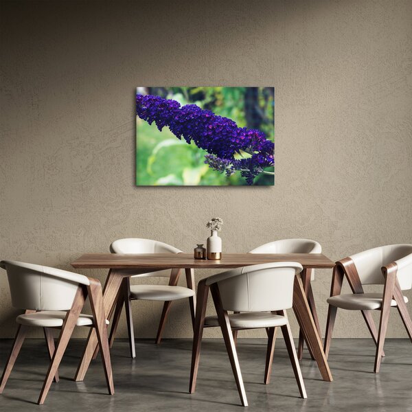 Tablou cu floare albastră (70x50 cm)