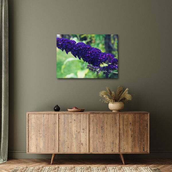 Tablou cu floare albastră (70x50 cm)