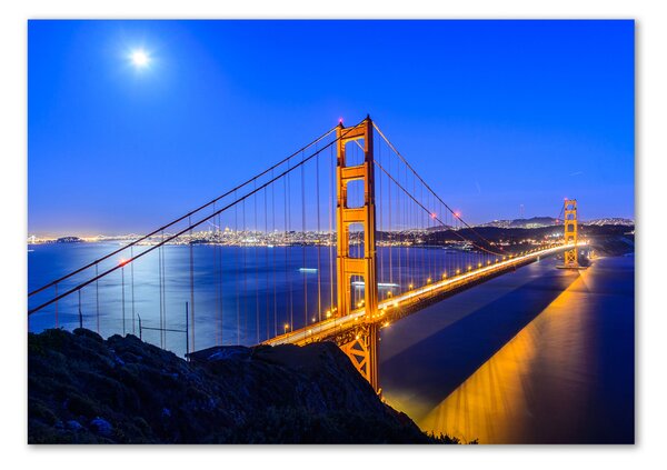 Imagine de sticlă Podul din San Francisco