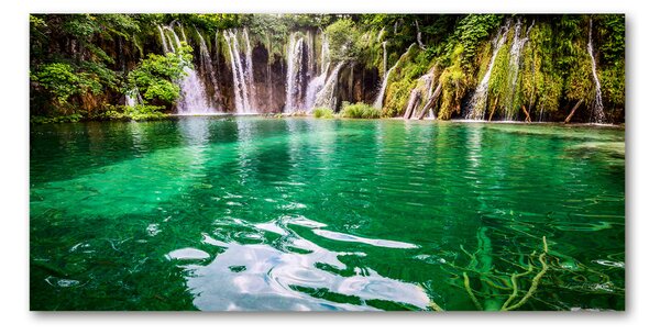 Fotografie imprimată pe sticlă Lacul Plitvice