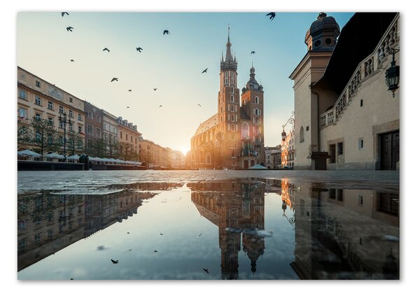 Tablou Printat Pe Sticlă Cracovia, Polonia
