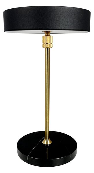 Lampă de masă Dyberg Larsen, Moonlight, reglabil, Negru, Camera de zi, Piatră, Design