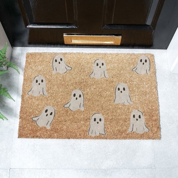 Covoraș de intrare din fibre de nucă de cocos 40x60 cm Ghost – Artsy Doormats