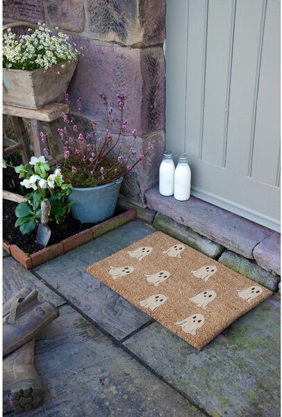 Covoraș de intrare din fibre de nucă de cocos 40x60 cm Ghost – Artsy Doormats