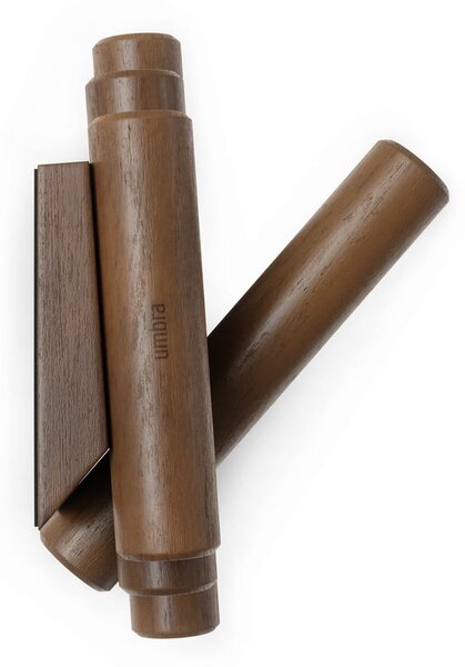 Cuier de perete maro închis din lemn de pin 61 cm Picket – Umbra