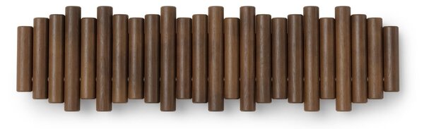 Cuier de perete maro închis din lemn de pin 61 cm Picket – Umbra