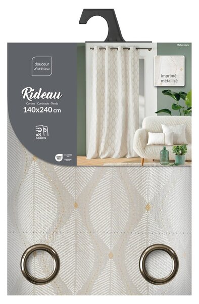 Draperie bej 140x240 cm Maho – douceur d'intérieur