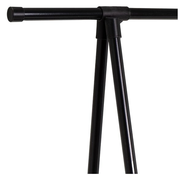 Suport pentru haine negru cu roți din metal 84x43x156 cm – Casa Selección