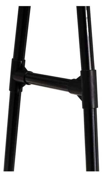 Suport pentru haine negru cu roți din metal 84x43x156 cm – Casa Selección