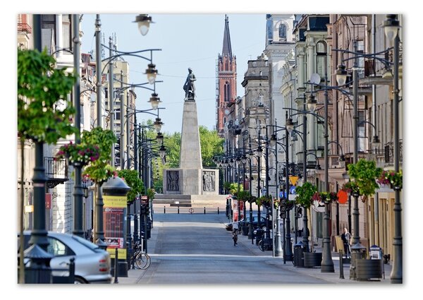 Tablou pe pe sticlă Lodz Polonia