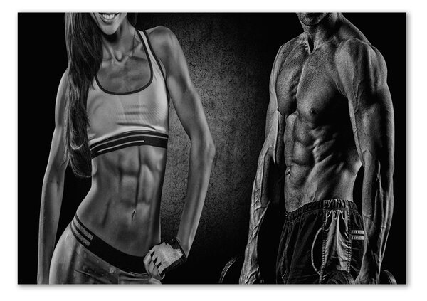 Tablou din Sticlă Clădire musculare