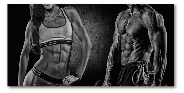 Tablou din Sticlă Clădire musculare