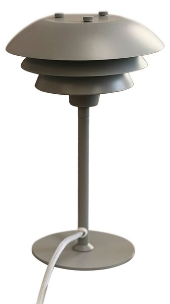 Lampă de masă Dyberg Larsen, SIXTEEN, Gri, Camera de zi, Metal, Scandinavă