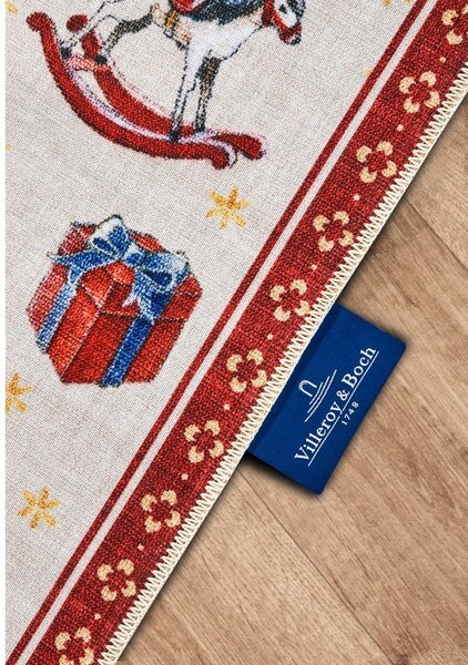 Covor tip traversă roșu 80x200 cm cu model de Crăciun Red Christmas – Villeroy&Boch