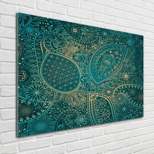 Tablou din Sticlă fundal ornamente