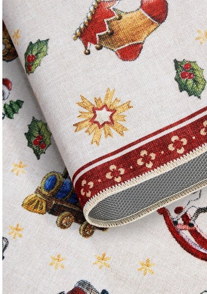 Covor tip traversă roșu 80x200 cm cu model de Crăciun Red Christmas – Villeroy&Boch