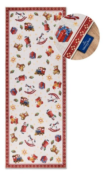 Covor tip traversă roșu 80x200 cm cu model de Crăciun Red Christmas – Villeroy&Boch