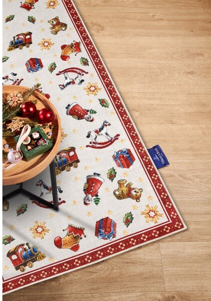 Covor tip traversă roșu 80x200 cm cu model de Crăciun Red Christmas – Villeroy&Boch