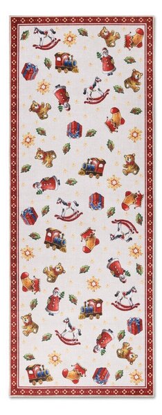 Covor tip traversă roșu 80x200 cm cu model de Crăciun Red Christmas – Villeroy&Boch