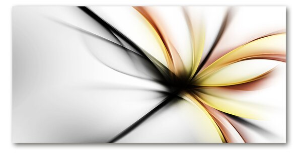 Tablou sticlă floare abstract