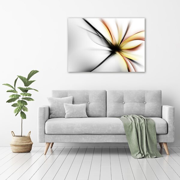 Tablou sticlă floare abstract