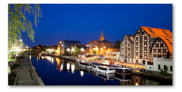 Imagine de sticlă noapte Bydgoszcz