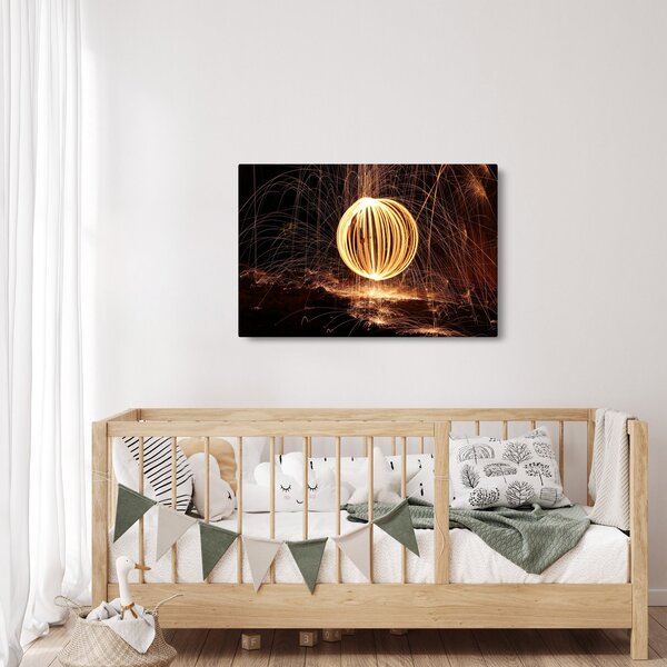 Tablou cu bilă iluminată (90x60 cm)