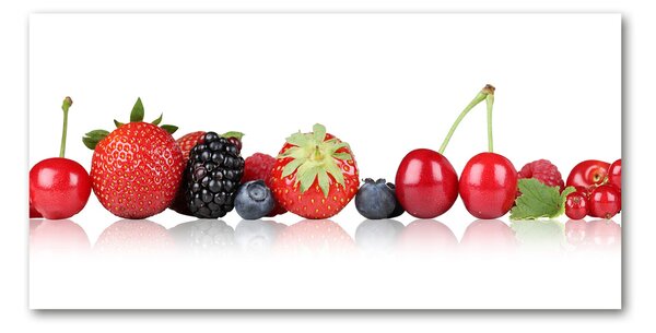 Imagine de sticlă Fructele într-un rând