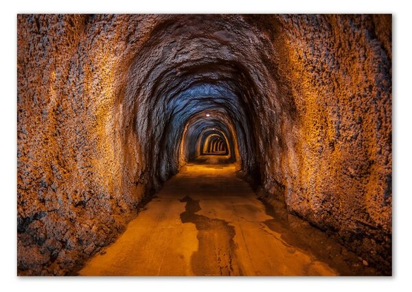 Tablou Printat Pe Sticlă tunel subteran