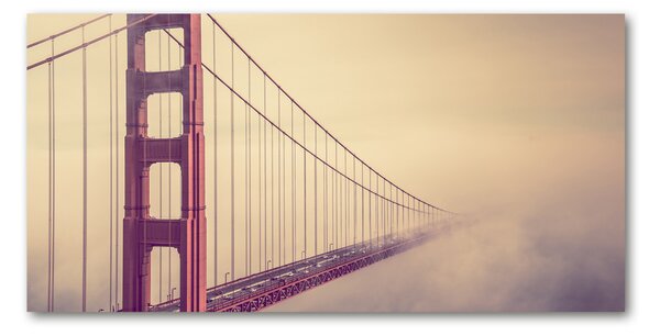 Fotografie imprimată pe sticlă Podul din San Francisco