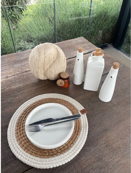 Suport pentru farfurii din iută ø 33 cm Wicker – Mila Home Luxury
