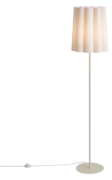 Lampă de podea Japandi Bej cu abajur din țesătură 160 cm - Jenni