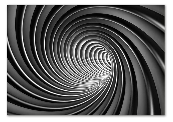 Fotografie imprimată pe sticlă vârtej abstract
