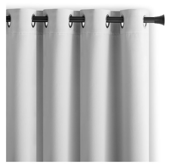 Draperie albă dimout (semi-opacă) 140x175 cm Kierra – Restilo