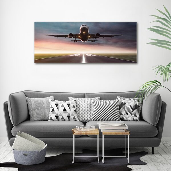Imprimare tablou canvas avionul decolează
